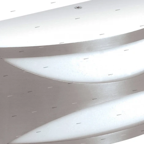 Светильник настенный уличный Horoz Mango, 1 плафон, никель с белым