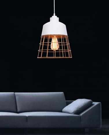 Подвесной светильник Lumina Deco Bagsy LDP 7933 WT (220V, на проводе, круглые)