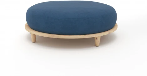 Пуф Arsko Сканди 4 синий велюр