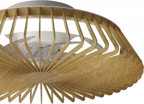 Потолочная люстра светодиодная с вентилятором Mantra Himalaya 8198 (регулировка яркости, 220V, пульт управления, круглые)