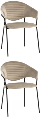 Стул Stool Group Алексис велюр капучино 2 шт арт.УТ000037746