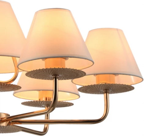 Подвесная люстра ILLUMICO IL6197-6P-17 GD (220V, на цепи)