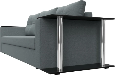 Диван прямой Атланта Лайт со столом справа Лига Диванов (Рогожка) арт.126162