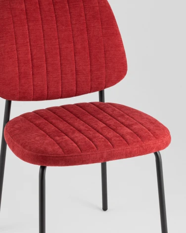 Стул обеденный Patrys бордовый шенилл Stool Group УТ000042059