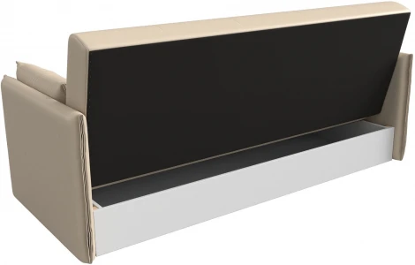 Диван-книжка Лига-018 (Бежевый/Экокожа) Лига Диванов арт.117883