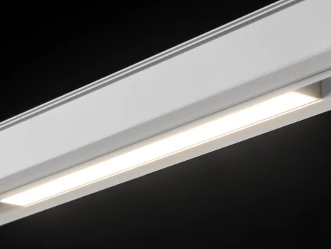 Трековый светильник светодиодный, магнитный, линейный, белый, 12Вт, 48V IP20 3000К Lumker SY-LINK SY-LINK-300-WH-12-WW