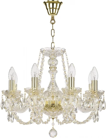 Подвесная люстра Art Classic 11.01 11.01.8.165.Gd.Sp (220V, на цепи, подсвечник, свеча)