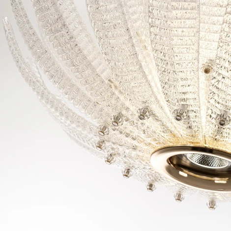 Подвесная люстра светодиодная хрустальная Modelux ML.9555.600 CP