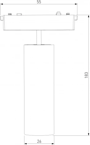 Трековый светильник магнитный Elektrostandard Flat Magnetic 18W 4000K Arcos чёрный 85096/01 (LED, 48V, круглые)