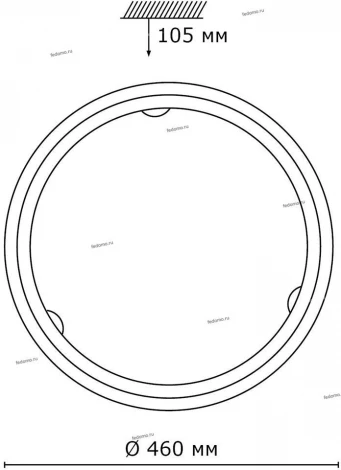 Настенно-потолочный светильник Sonex Provence Crema 256