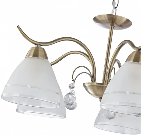 Подвесная люстра Arte Milano Amalfi-8656 334756/5 AB (220V, подвески, на цепи)