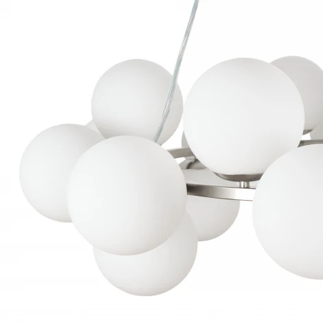 Подвесная люстра MyFar Aerton MR1949-20P (220V, на тросе, шарики, молекулы)