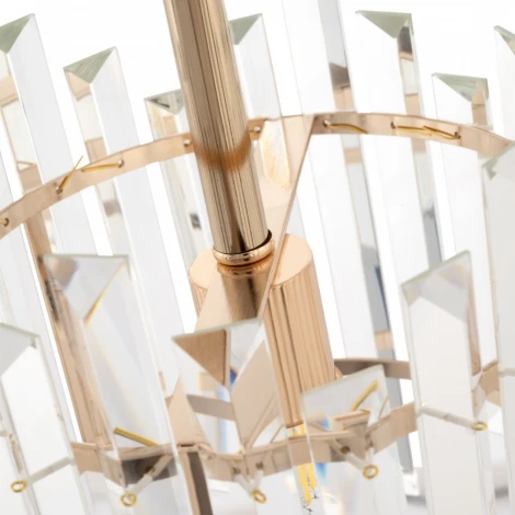 Потолочная люстра хрустальная на штанге Arte Milano Sorrento-2409 372409/1/100/200 GD (220V)