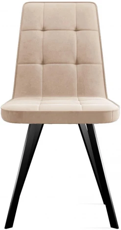 Стул DikLine 207 B03 BEIGE, ножки черные