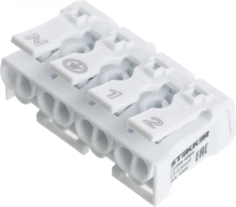 Клемма рычажковая Stekker 32735