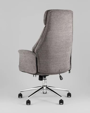 Кресло офисное TopChairs Neoma темно-серый ткань УТ000041773