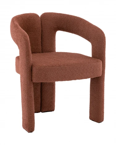 Стул Болинджер букле терракотовый Stool Group арт.УТ000041353