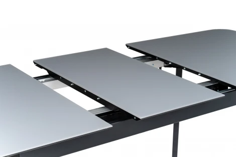 Стол Месси 120-150 Automatic Dark matte glass