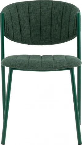 Стул Харпер ткань рогожка зеленый каркас зеленый полуглянцевый муар Stool Group (арт.УТ000038933)