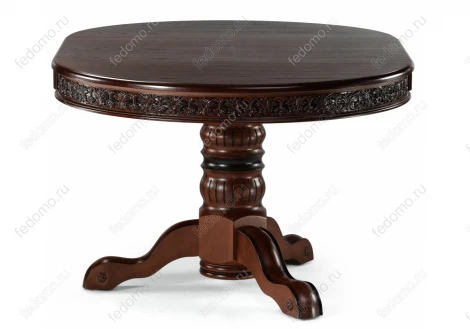 Деревянный стол Woodville Коул орех / коричневая патина 450822