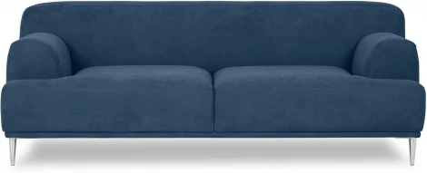 Диван Portofino 2-х местный ОГОГО (арт.604115), (Рогожка/Синий)