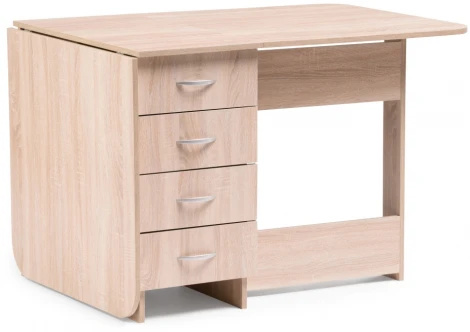 Стол-книжка Mobi Глория 606 М с ящиками дуб сонома 264872