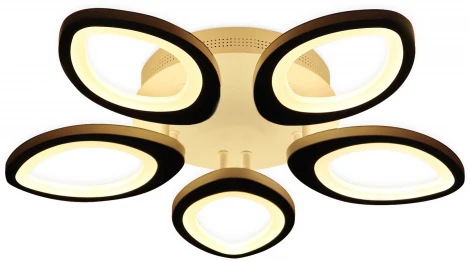 Потолочная люстра Ambrella Acrylica FA4492 (регулировка яркости, LED, 220V, пульт управления, цветы)