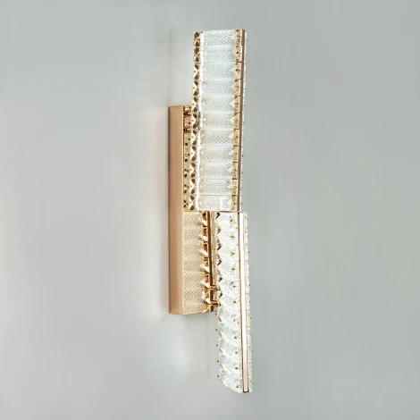 Бра светодиодное хрустальное с регулировкой цветовой температуры Modelux MODELUX ML.757.02 GD