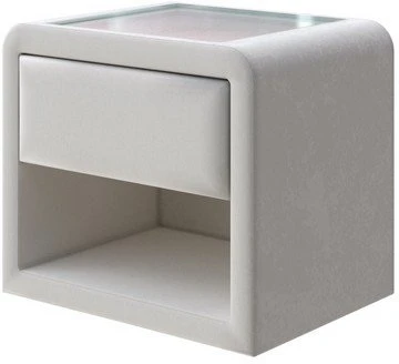 PROxSON Тумба Cube (Ткань: Велюр Shaggy Linen) 52x41