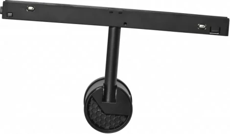 Трековый магнитный светильник 48V iLedex Vision48/22 ZOOM 4822-020-D47-10W-10/60DG-3000K-BK (круглые)