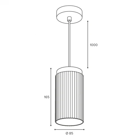 Подвесной светильник Wolta WSL-GX53/P19BG-2 под лампу GX53 Черный / Золотой MUSE