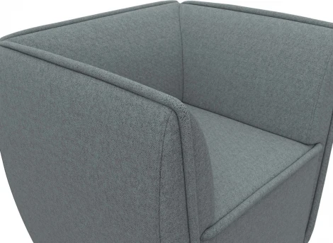 Кресло Бергамо (Серый/Рогожка) Лига Диванов арт.125031