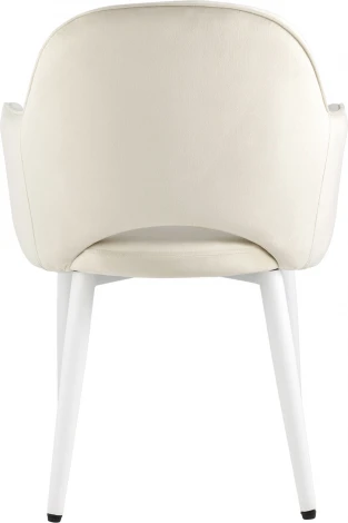 Стул Stool Group Венера велюр кремовый ножки белые 2 шт