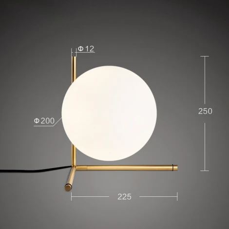 Настольная лампа Stem Tab D22,5 ImperiumLoft Stem-Tab01 (141031-26) (220V, шар)
