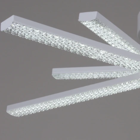 Потолочная люстра светодиодная на штанге с пультом Reluce 77138-0.3-05 (регулировка яркости, 220V)