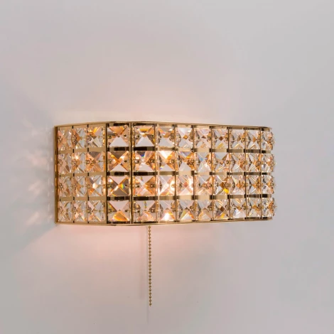 Бра Citilux Портал CL324402 (220V, хрусталь K9, выключатель)