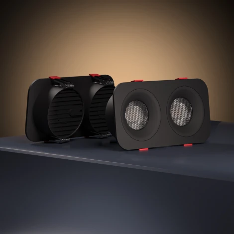 Светильник встраиваемый светодиодный IP44 Elektrostandard Tetro 15277/LED 20W 3000K черный IP44