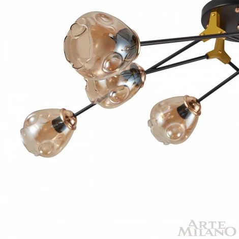 Потолочная люстра на штанге Arte Milano Amalfi 252588/8 Br (220V)