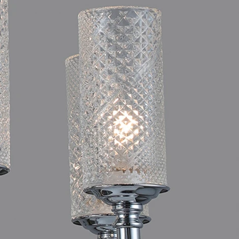 Подвесная люстра ILLUMICO IL8683-12P-10 CR (220V, на цепи)