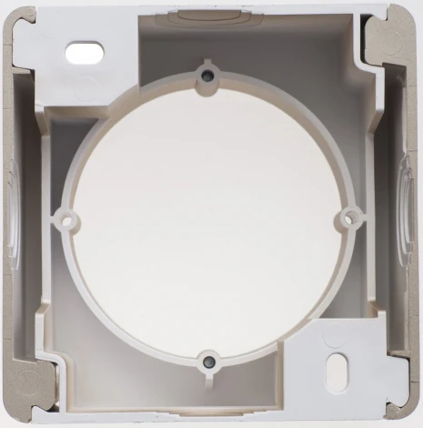 Коробка наружного монтажа (титан) Systeme Electric Glossa GSL000400