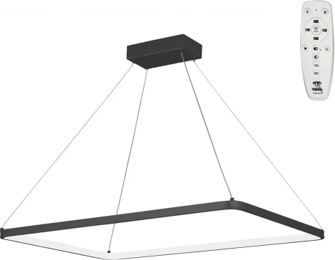 Подвесной светильник с ПДУ светодиодный LED 65Вт, 2700-6500К Vitaluce V2506DT-1/1S (220V, на тросе)