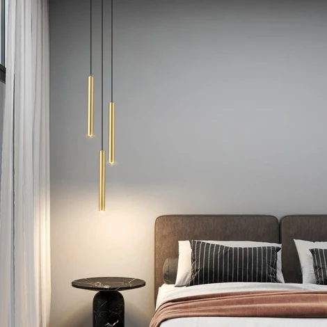 Подвесной светильник Asker Combo L3 Brass By ImperiumLoft Asker-Combo01 (LED, 220V, на проводе, круглые)