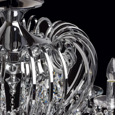 Подвесная люстра Chiaro Сюзанна 458010524 (220V, на цепи, подсвечник, свеча)