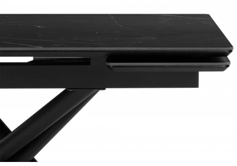 Керамический стол Мэриан 140(200)х80 shakespeare black / черный 625723