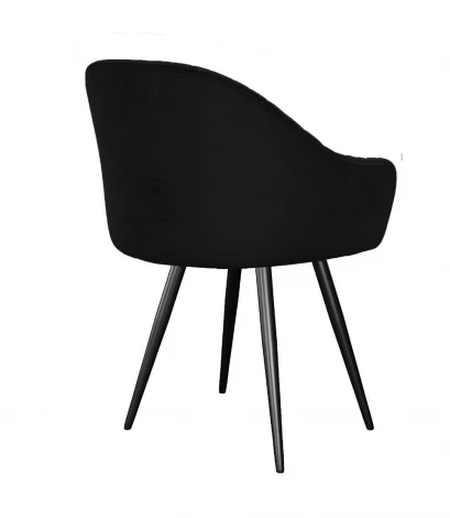 Стул DikLine 439 поворотный, K21 черный, ножки черные арт.00-00079558