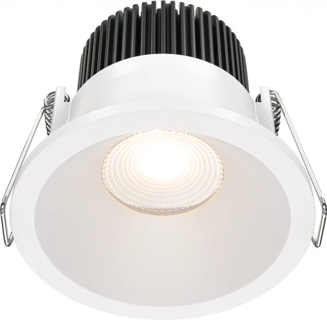 Встраиваемый светильник Zoom 3000K 1x6Вт 60° IP 65 LED Maytoni Technical DL034-01-06W3K-W (220V, круглые)