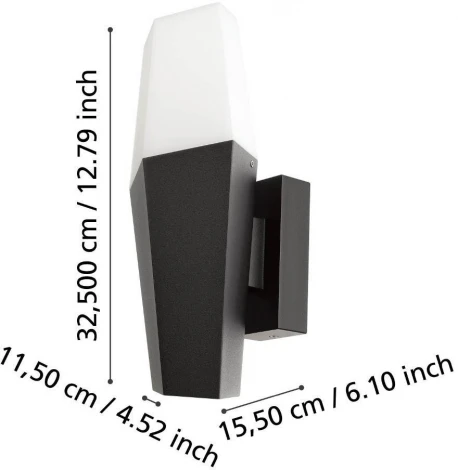 Настенный светильник уличный Eglo FARINDOLA 900682 (220V, IP44)