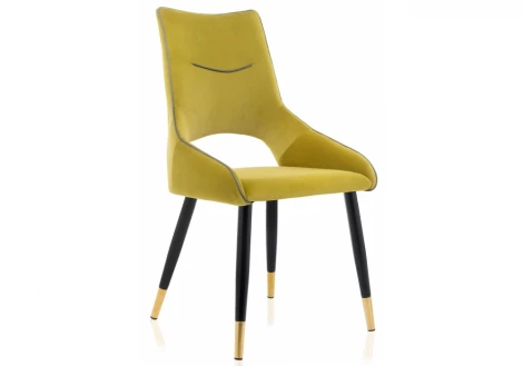 Стул Woodville на металлокаркасе Ordal khaki / black 11780