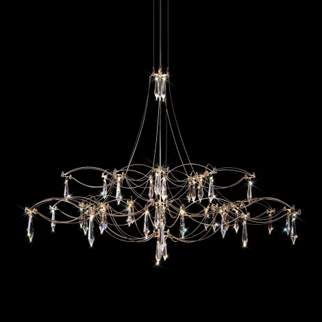 Подвесная люстра светодиодная Loft It Mira 10590/1000 Silver Asfour