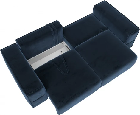 Диван прямой Лига-058 НПБ Лига Диванов (Велюр) арт.129381